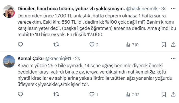 Kiracılara soruldu: Ev sahibiniz kira zammı yaparken yüzde 25 sınırına uydu mu?