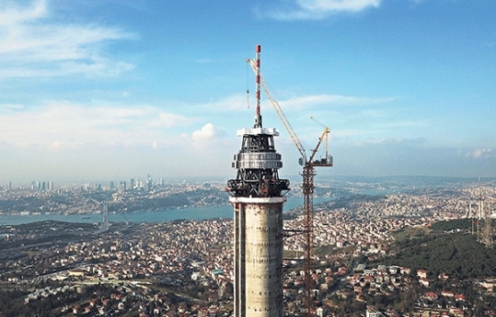 Küçük Çamlıca TV-Radyo Kulesi giydirilmeye başlandı!