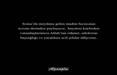 İnşaat sektöründen Soma da hayatını kaybeden madenciler için taziye!