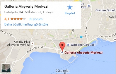 Galleria Ataköy AVM bayramda açık mı?