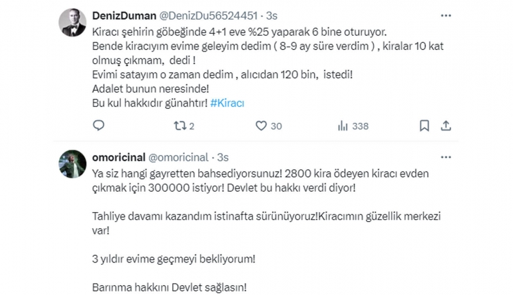 Eski milletvekili Metin Külünk, kirada yüzde 25 uygulaması devam etmeli dedi! Ev sahiplerinden tepki gecikmedi!