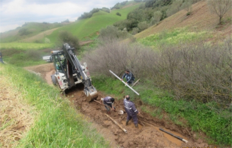 Manisa Ahmetli'nin altyapı sorunu çözüldü!