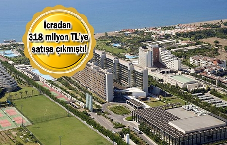 Kervansaray Lara Hotel'in satışına kimse katılmadı!