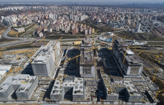 Başakşehir Şehir Hastanesi nin yüzde 40 ı tamamlandı!