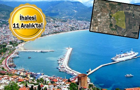 Antalya'da 119 milyon TL'ye satılık arsa!