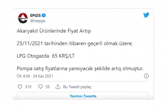 Benzin, motorin ve LPG ye zam geliyor!