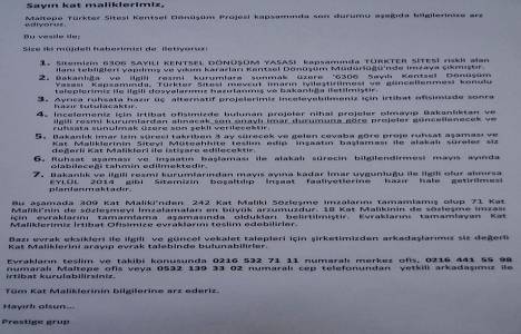 Prestige Group Türkter Sitesi ile Maltepe de kentsel dönüşüme başlıyor!