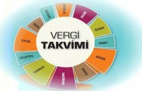 2015 yılı vergi takvimi!