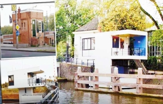 Amsterdam’da bekçi kulübeleri otel oldu!