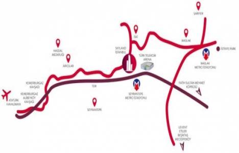 Skyland İstanbul adres bilgileri!