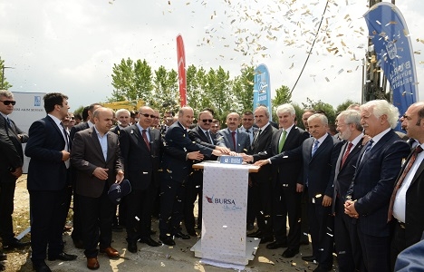 Bursa Akışkan Yataklı Çamur Yakma Tesisi'nin temeli atıldı! 
