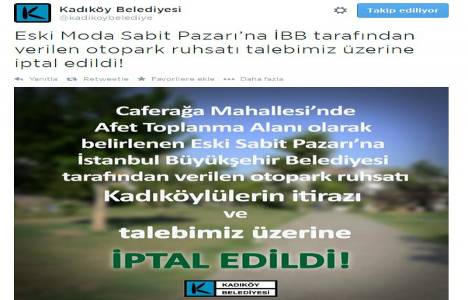 Moda Eski Sabit Pazarı na otopark yapılacak mı? Son gelişme!