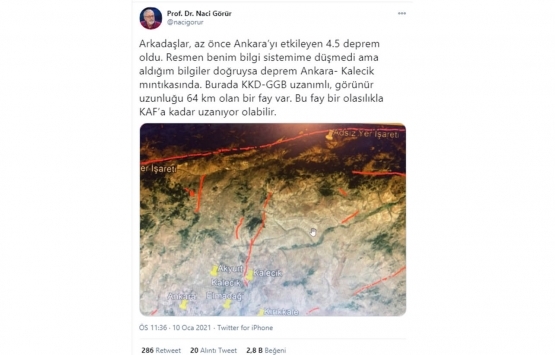 Uzmanlardan Ankara depremi açıklamaları!