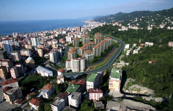 Rize Hamamderesi avm inşaatı