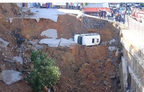 Üsküdar'da AVM inşaatında göçük meydana geldi!