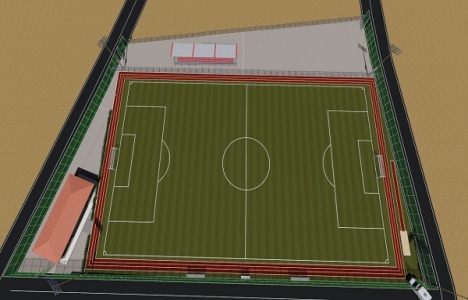 Muğla Karabörtlen'e 1.6 milyonluk futbol sahası!