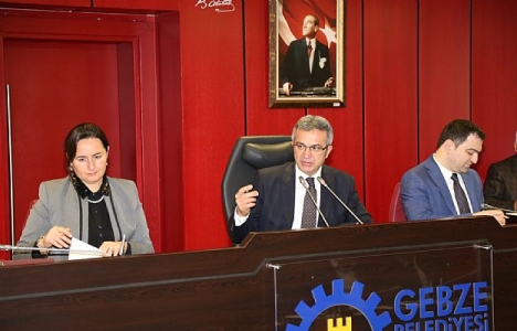 Gebze Belediye Meclisi şubat ayı toplantısı