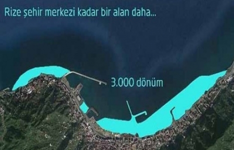 Rize'de deniz üstüne yeni bir şehir kurulacak!