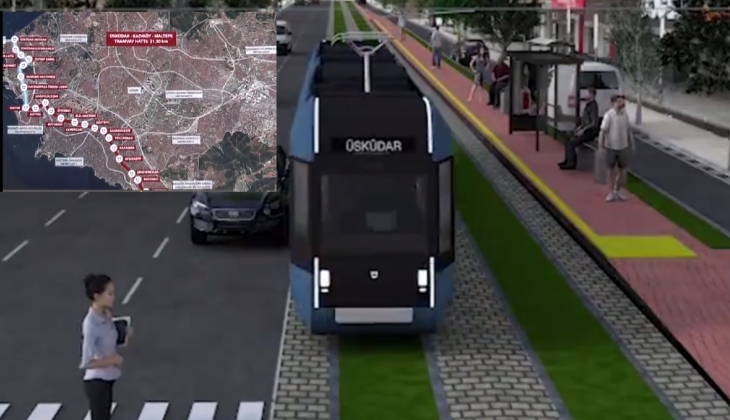 İstanbul Anadolu Yakası'ndaki üç ilçeye tramvay geliyor!