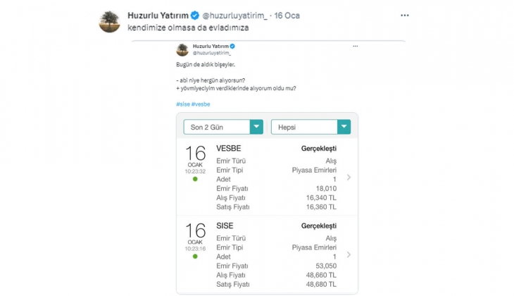 10 hisse belirle, gelirinin yüzde 10 uyla her ay düzenli alım yap!