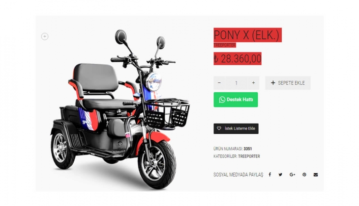 Yuki elektrikli üç tekerlekli PONY X motosikletin Temmuz ayı fiyatı açıklandı! İşte 14 Temmuz 2022 fiyat listesi!