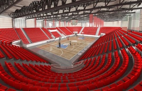 Sivas kapalı spor salonu inşaatının yüzde 80'i tamam!