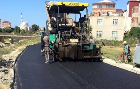 Muş'ta Organize Sanayi Sitesi yolu asfaltlandı!