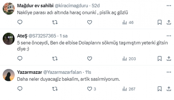 Nakliye parası isteyen kiracıya ev sahibinden tepki: Eşyalar zaten benim!