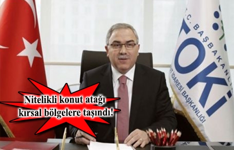 TOKİ Tarımköy Projesi'yle 5 bin 747 konut inşa etti!