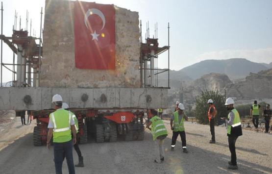Hasankeyf’teki görkemli yapılar taşındı!
