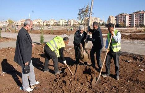 Adıyaman Eğriçayı Parkı’na fidan dikiliyor!