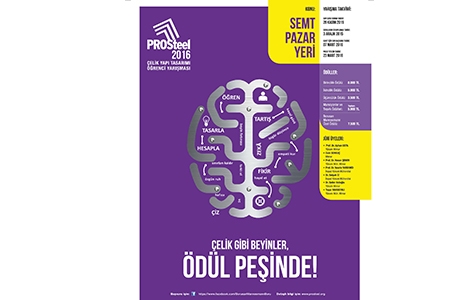 PROSteel 2016 Çelik Yapı Tasarımı Yarışması’nın başvuruları başlıyor!