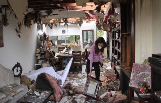 Blanca Blanco nun California daki evi kül oldu!