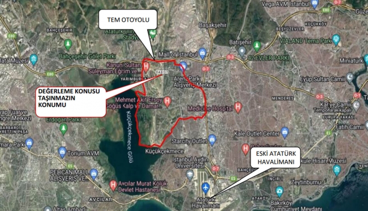 Kiler GYO, Özelleştirme İdaresi nden arsa aldı! Halkalı daki arsanın tapu devri tamam! 