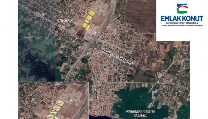 Emlak Konut, Muğla Köyceğiz Toparlar arsası için ihale tarihini açıkladı!