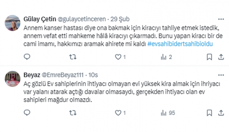 Ev sahiplerinden sadece kiracıları koruyan sözleşmelere tepki! Tahliye davaları 12-14 ay sonraya kalıyor!