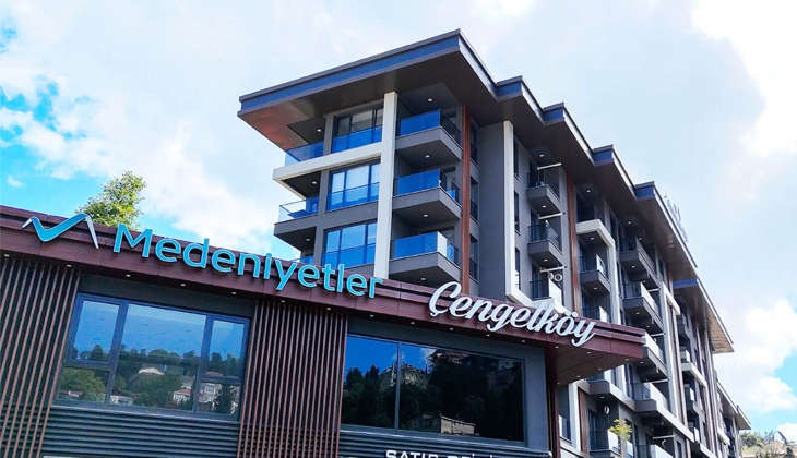 Medeniyetler Çengelköy'de yüzde 50'sini peşin, kalanını 24 ay vadeyle ödeme fırsatı! Yaşam başladı! 