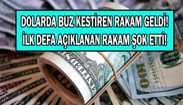 Dolarda bu rakam ilk defa açıklandı! Tek tek duyurdular! Doları olan herkes buz kesti! 