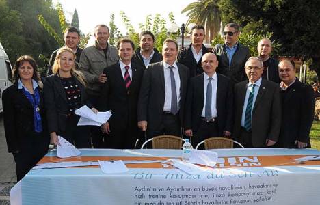 Aydınlılar Denizli- Aydın- İzmir hızlı tren projesinin 2014'e alınmasını istiyor!