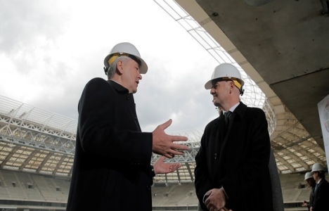 Luzhniki Stadı tamamen farklı görünüyor!