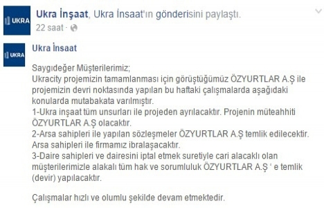 Özyurtlar dan Ukra City açıklaması!