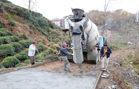 Artvin Arhavi'nin yolları yenileniyor!