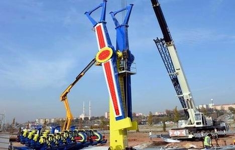 Ankapark oyuncakları kurulumu sürüyor!