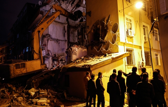 Üsküdar da patlamanın yaşandığı bina yıkılıyor!