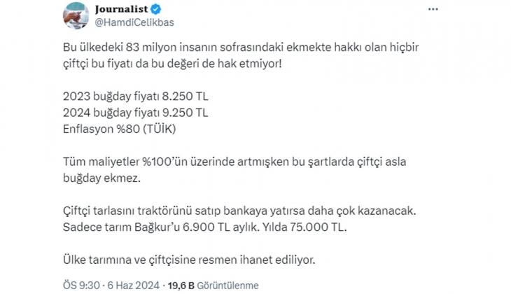 Buğday taban fiyatı! Arpa fiyatları 2024! Çiftçiler hemen rakamlara bakın! Tam bu kadar destek ödenecek!