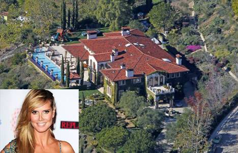  Heidi Klum Los Angeles'da 2010'da aldığı villasını satıyor!