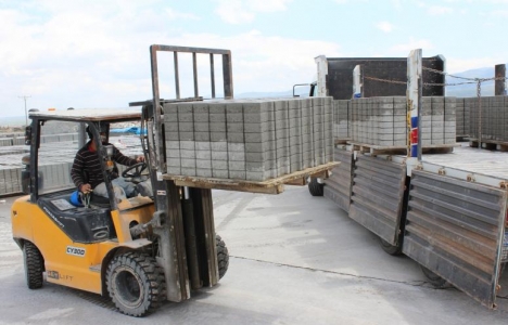 Afyonkarahisar Emirdağ Beton ve Parke Şantiyesi üretimini artırdı!
