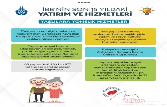 İBB nin son 15 yıldaki yatırım ve hizmetleri yayınlandı!
