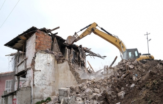 Ankara Altındağ'da metruk binalar ortadan kaldırılıyor! 