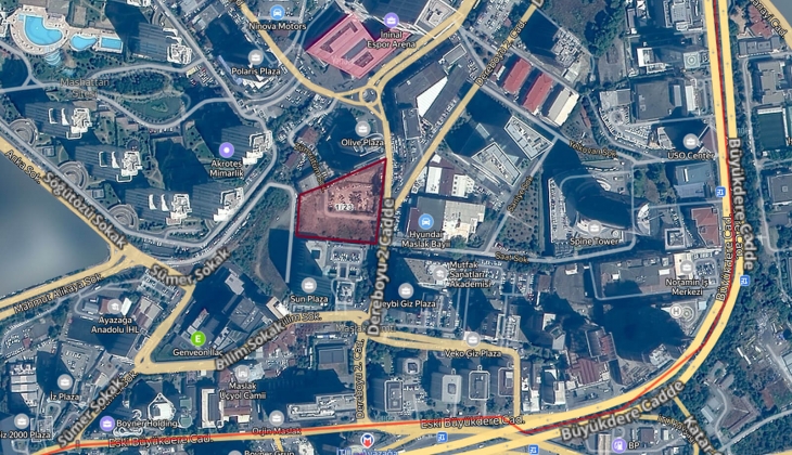 Maslak plazalar bölgesinde dev satış: Otopark olarak kullanılan arsa 36.6 milyon TL ye satılıyor!